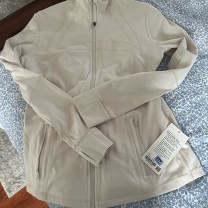Lululemon Nulu Define Jacket size 14 white opal